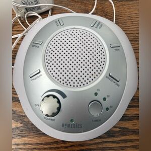 Homedics Sound Sleep Spa White Noise Sound Machine Travel Relaxing Nursery